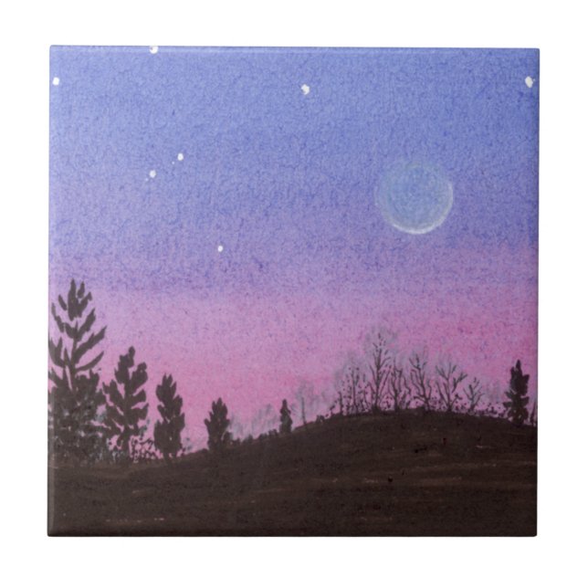 Moon and Stars Tile (Front)