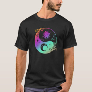 Moon And Sun Om Tree Of Life Buddhist Mandala Yin  T-Shirt