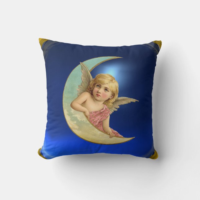 MOON ANGEL THROW PILLOW (Front)