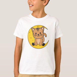 Moon Animal Cat Official Sleep Shirt Cats