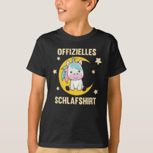 Moon Animal Unicorn Official Sleep Shirt Stars
