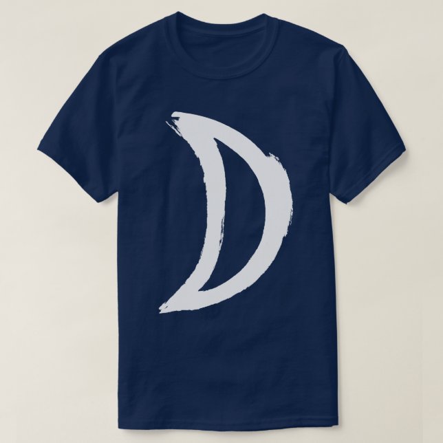 Moon Astrological Planets A Crescent U263D T-Shirt (Design Front)