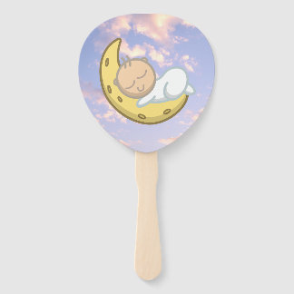 Moon Baby Design Hand Fan