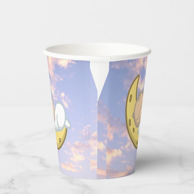 Moon Baby Design Paper Cups (Right)