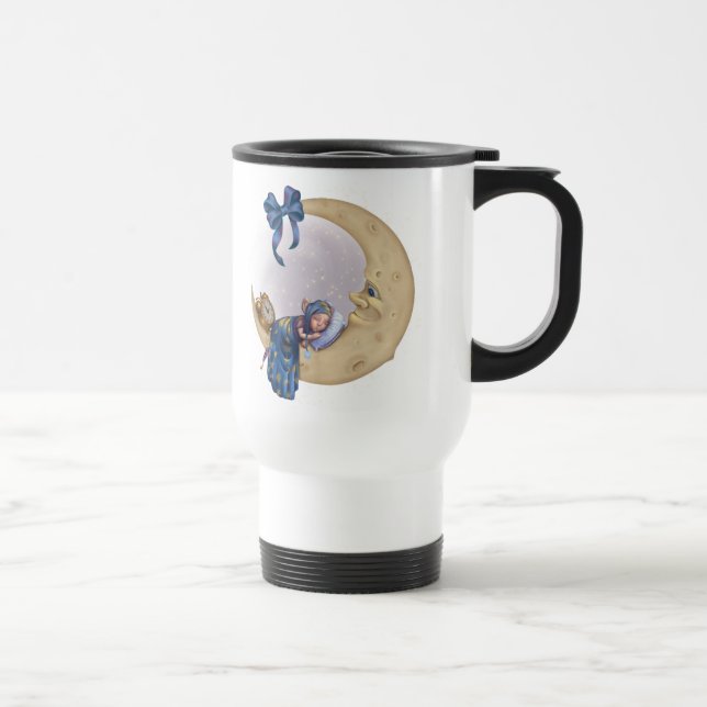 Moon Baby Elf Travel Mug (Right)