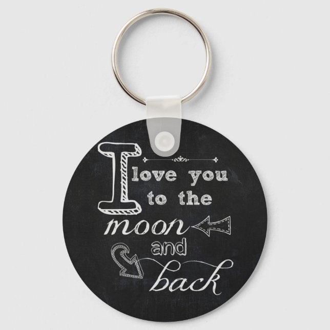 Moon & Back Keychain (Front)