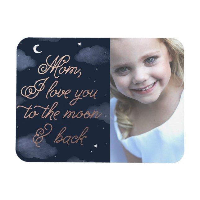 Moon & Back Mother's Day Magnet (Horizontal)