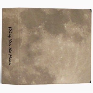 Moon Binder Full Moon Book Binder Custom Moon Gift