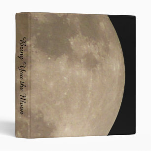 Moon Binder Full Moon Book Binder Custom Moon Gift