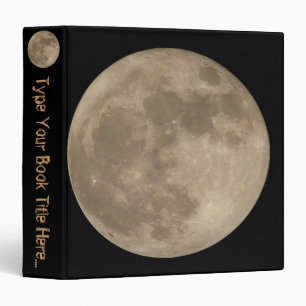 Moon Binder Personalized Full Moon Photo Album