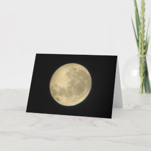 Moon Birthday Card