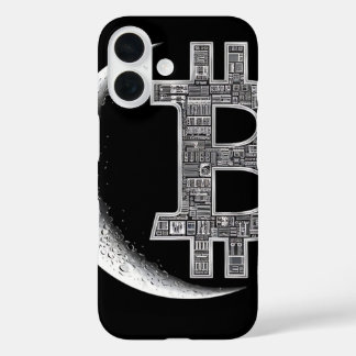 Moon Bitcoin Circuit Design Tech Enthusiast Case