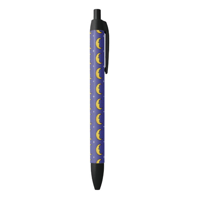Moon Black Ink Pen (Bottom (Vertical))