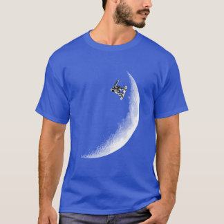 Moon boarder Astronaut Skateboarding T-Shirt