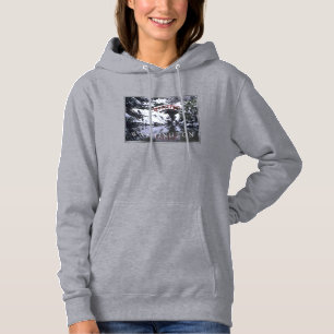 Moon Bridge & Pond in Winter   Seattle, Washington Hoodie