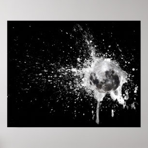 Moon Burst Poster