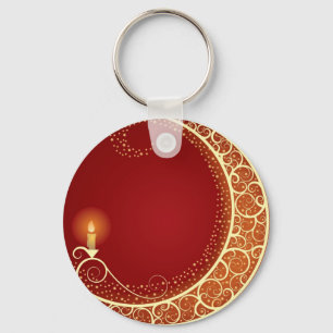 Moon Candle Keychain