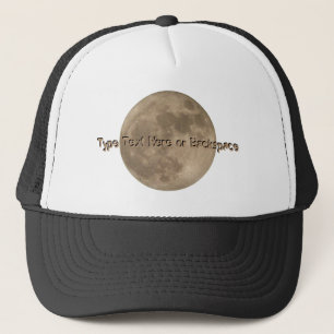 Moon Cap Personalized Full Moon Hats Trucker Caps