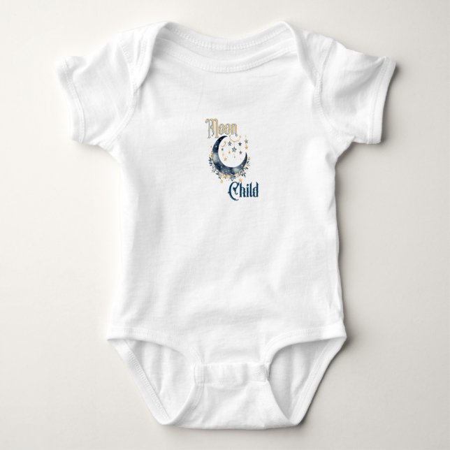 Moon Child  Baby Bodysuit (Front)