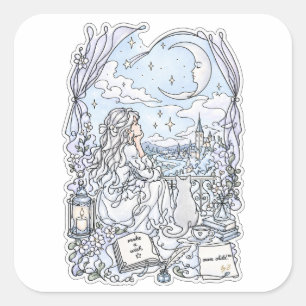 Moon Child™ Celestial Original Character Sticker