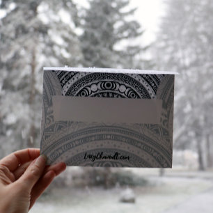 Moon Child Mandala Triple Moon Witch  Envelope