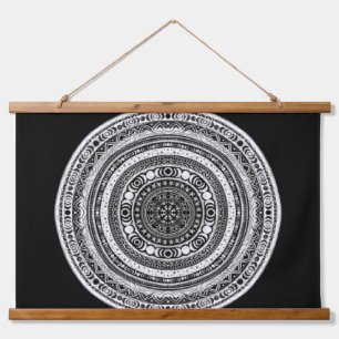 Moon Child Mandala Triple Moon Witch Hanging Tapestry