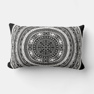 Moon Child Mandala Triple Moon Witch Lumbar Pillow