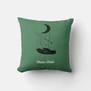 Moon Child Throw Pillow