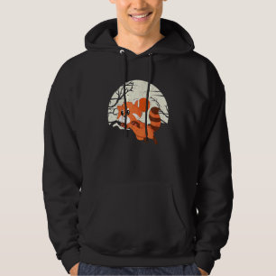 Moon China Wildlife Forest Animal Chinese Red Pand Hoodie