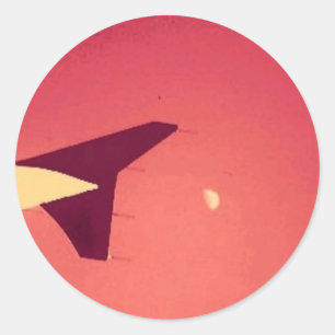 MOON CLASSIC ROUND STICKER
