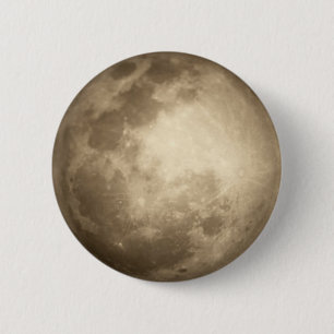 Moon Closer View Pin Button