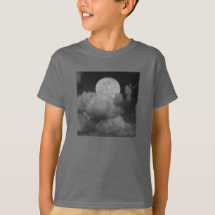 Moon & Clouds Over Kansas T-Shirt
