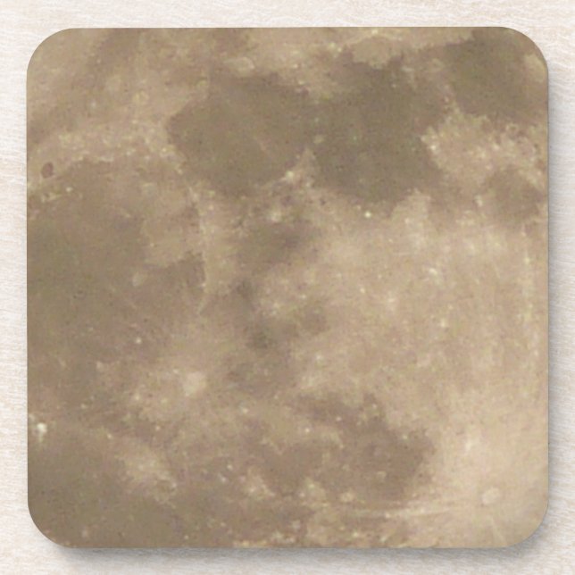 Moon Coasters Customize Full Moon Drink Coasters (Front)