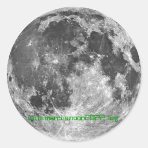 Moon Colony 2022 - Marcusmoon2022.org Classic Round Sticker