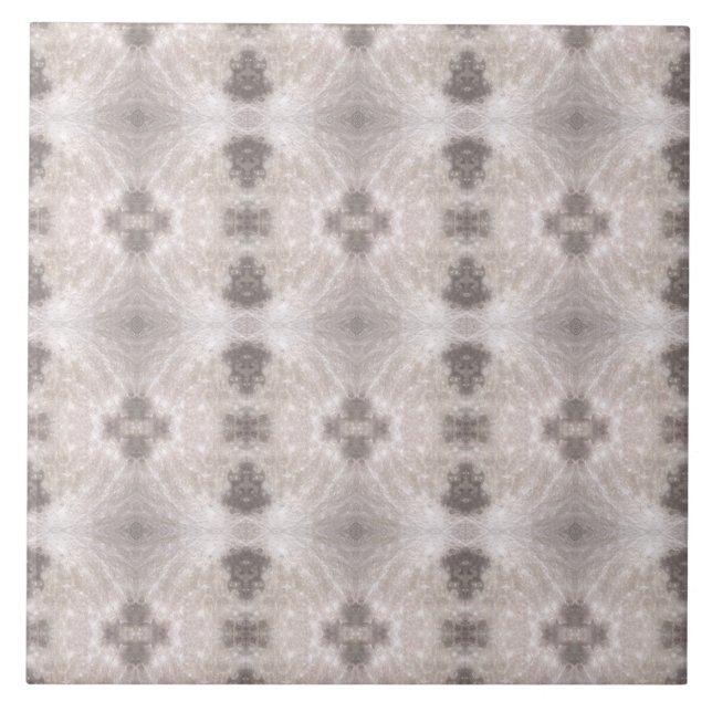 Moon craters geometric design tile (Front)