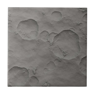 Moon Craters, Lunar Surface Tile