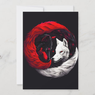 Moon Crimson Red White Wolf Announcement