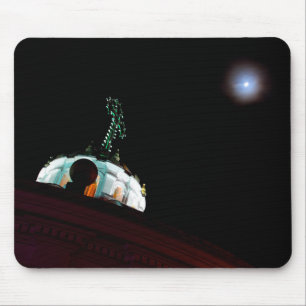 Moon & cross, Quito, Ecuador Mouse Pad