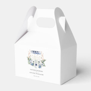 Moon Crystals Flowers Boho Metaphysical Wedding  Favor Box