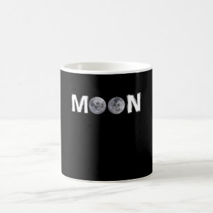 Moon Design with 2 moon instead of double "O" Coffee Mug