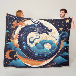 moon dragon blanket
