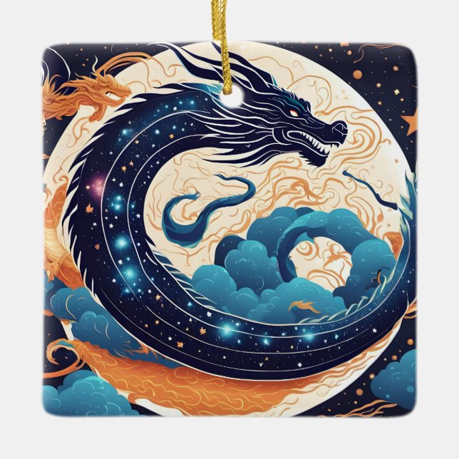 moon dragon ornament (Front)