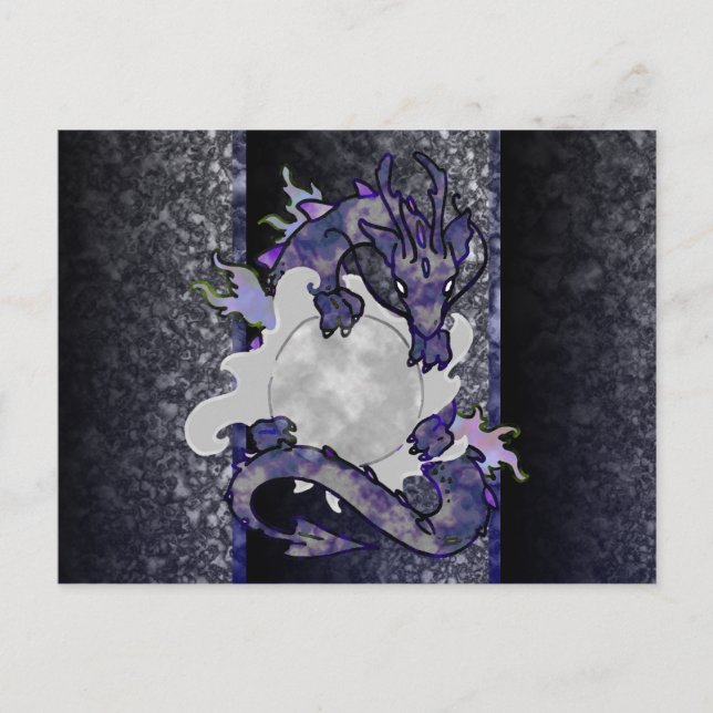 Moon Dragon Postcard (Front)