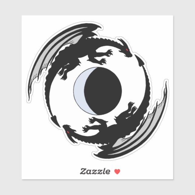 Moon Dragons Fantasy Design (Sheet)