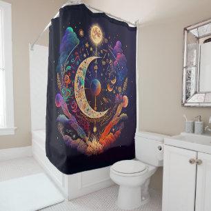 Moon Dreams Shower Curtain