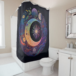 Moon Dreams Shower Curtain