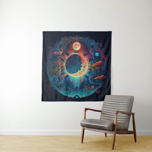 Moon Dreams Tapestry (In Situ)