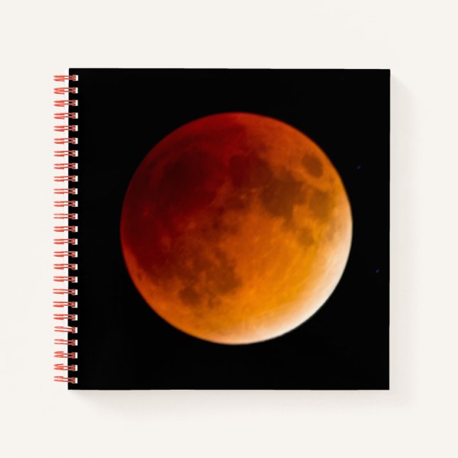 Moon Eclipse Blood Moon | Mendota Heights Notebook (Front)