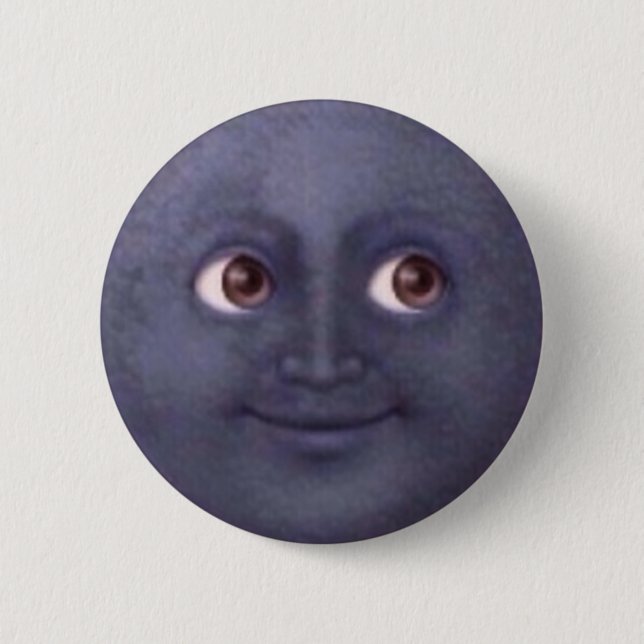 Moon Emoji Button (Front)