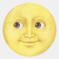 Moon emoji sticker